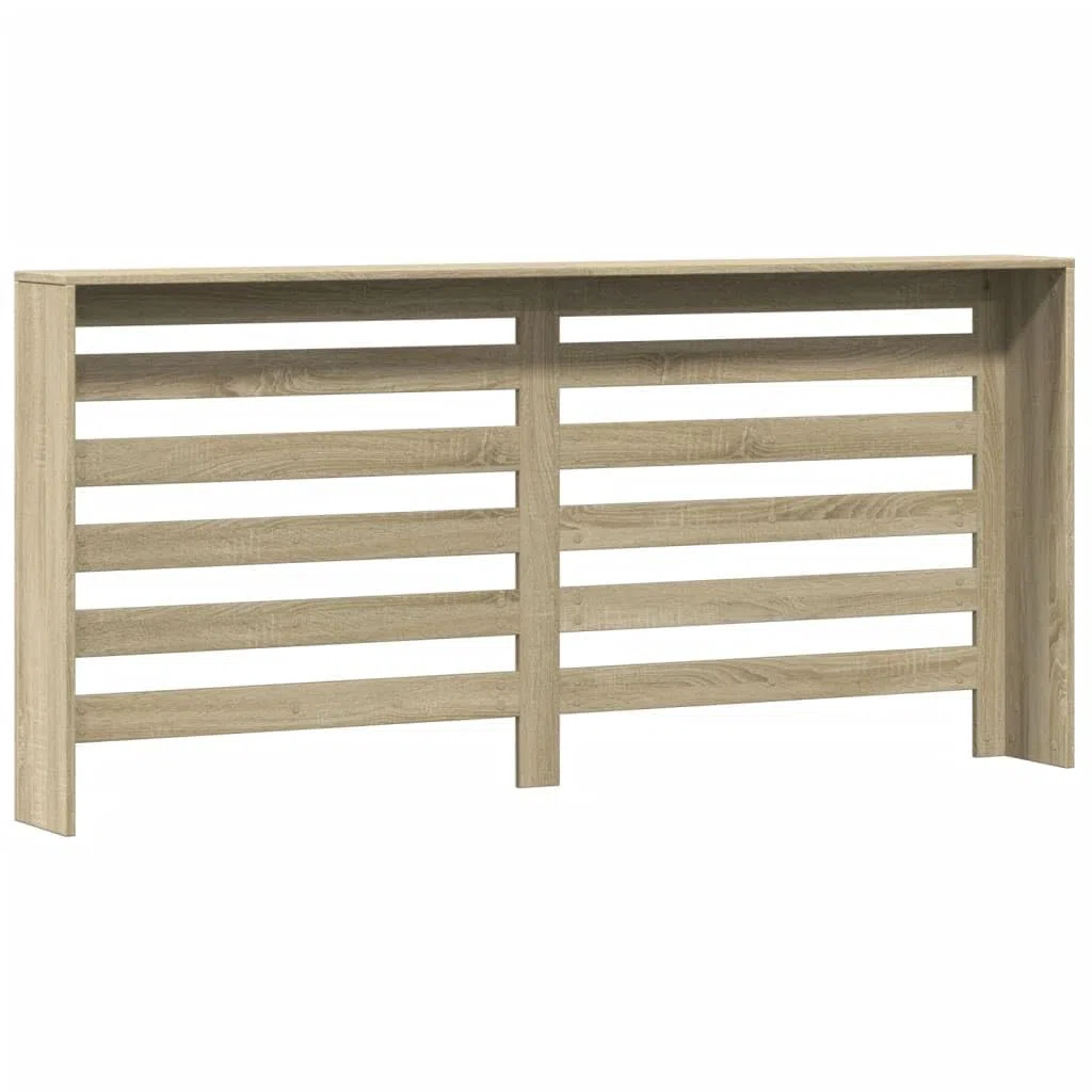 Heizkörperverkleidung, Sonoma-Eiche, 175 x 20 x 82 cm, Holz, dekorativ, für Wohnzimmer, Schlafzimmer, Flur – A