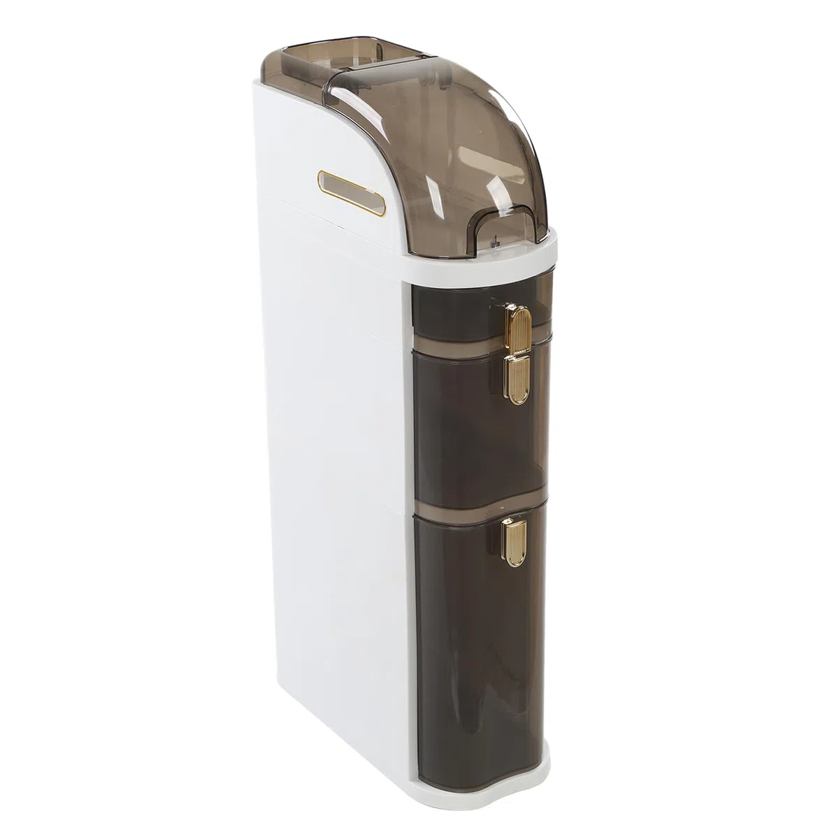 Schmaler Badezimmer-Aufbewahrungsschrank, schmaler Aufbewahrungsschrank, Kleiner schlanker rollender Aufbewahrungswagen, Toiletten-Organizer, Badezimmer, platzsparender (C)