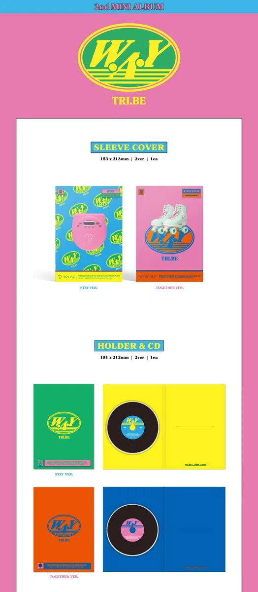 TRI.BE - 2nd Mini Album [W.A.Y] (Random ver.)