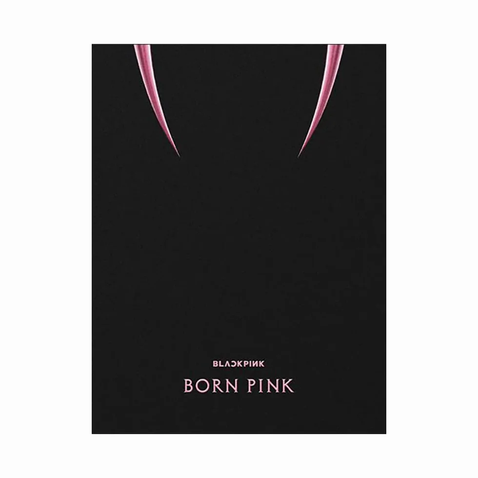 YG PLUS BLACKPINK-[BORNPINK BOX SET ver.](PINK Version)2nd Album CD+Photobook+Envelope+Lyrics Paper+Large Photocard+Postcard+Instant Films+Selfie Photocard+(Extra BLACKPINK 5Photocards+Pocket Mirror)